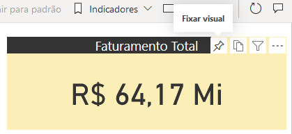 Fixando uma informação para criação do painel único