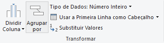 Ferramenta "Agrupar Por"