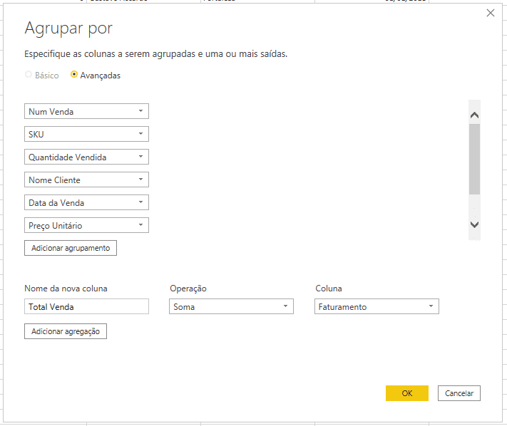 Resumir Tabelas no Power BI