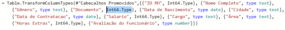 Erro ao Atualizar o Power BI