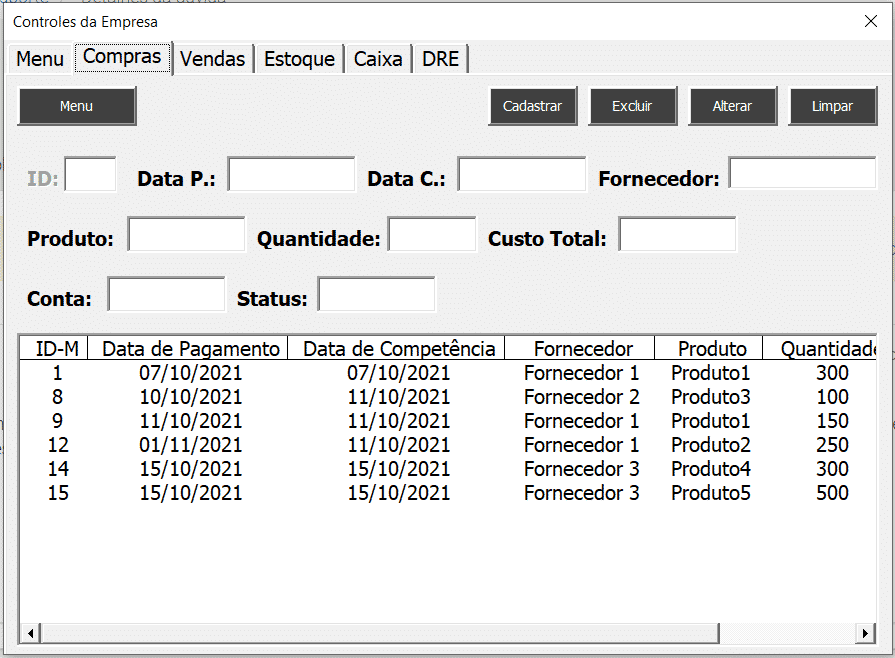 Sistema de Controle para Empresas