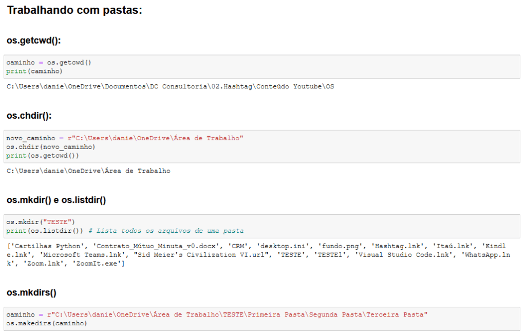 Biblioteca OS no Python - Como Sair do Zero