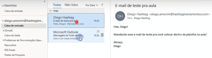 Como Ler E-mails do Outlook