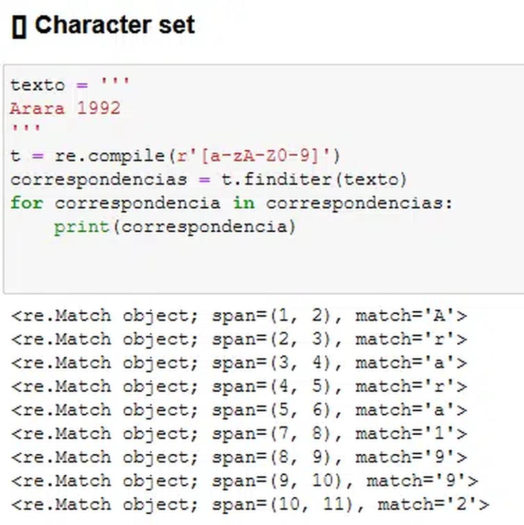 regular expressions no python 5