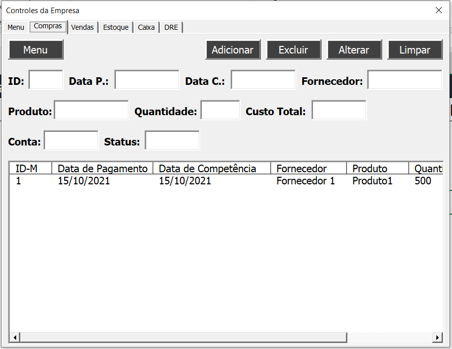 Como atualizar caixa de listagem no VBA