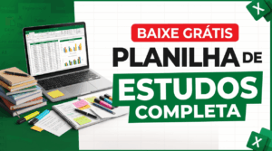 Planilha de Estudos no Excel Cronograma e Revisões [Grátis]