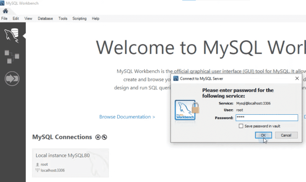 Iniciando o MySQL