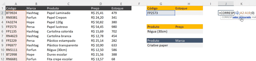 Provas de Excel Aula4