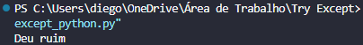 Como Usar Try Except em Python: Guia Completo de Tratamento de Erros 10 Exemplo de Try Except com ZeroDivisionError em Python