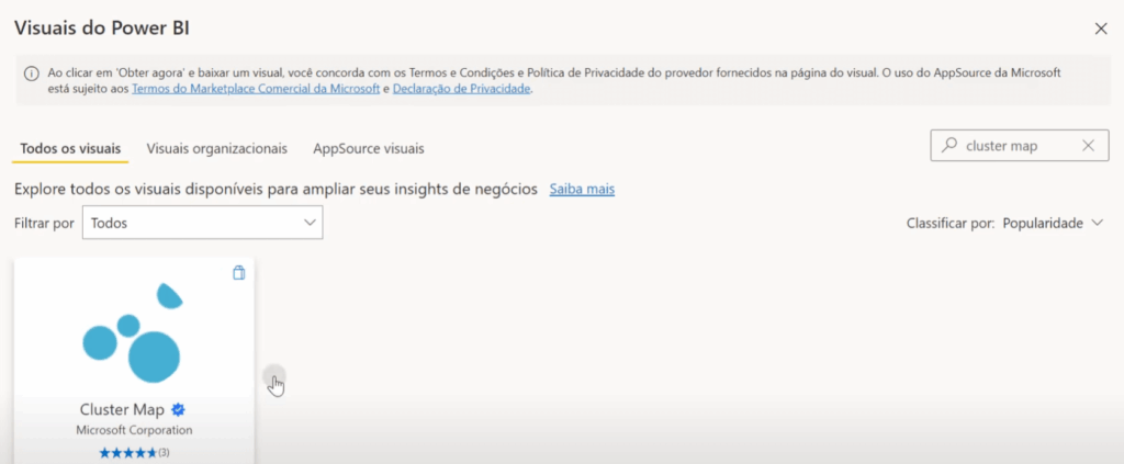 Visuais no Power BI