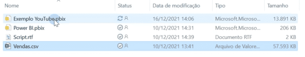 Power BI diminuindo o tamanho do arquivo