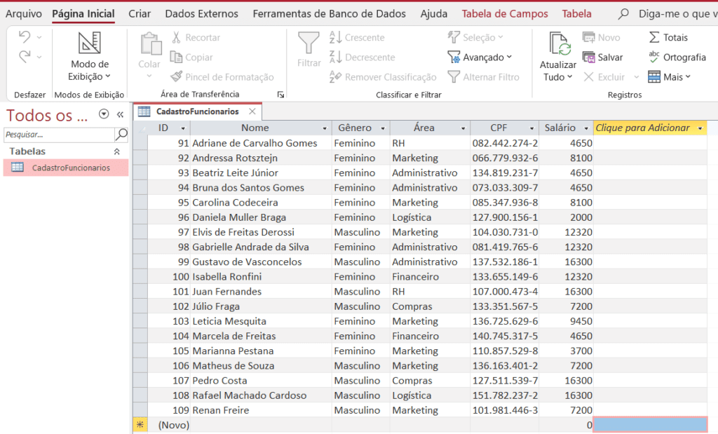 Banco de Dados com VBA - Integração com Access 1 Banco de dados Access