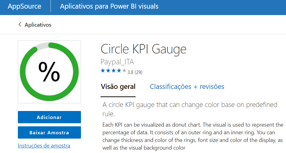 Gráfico de Progresso no Power BI