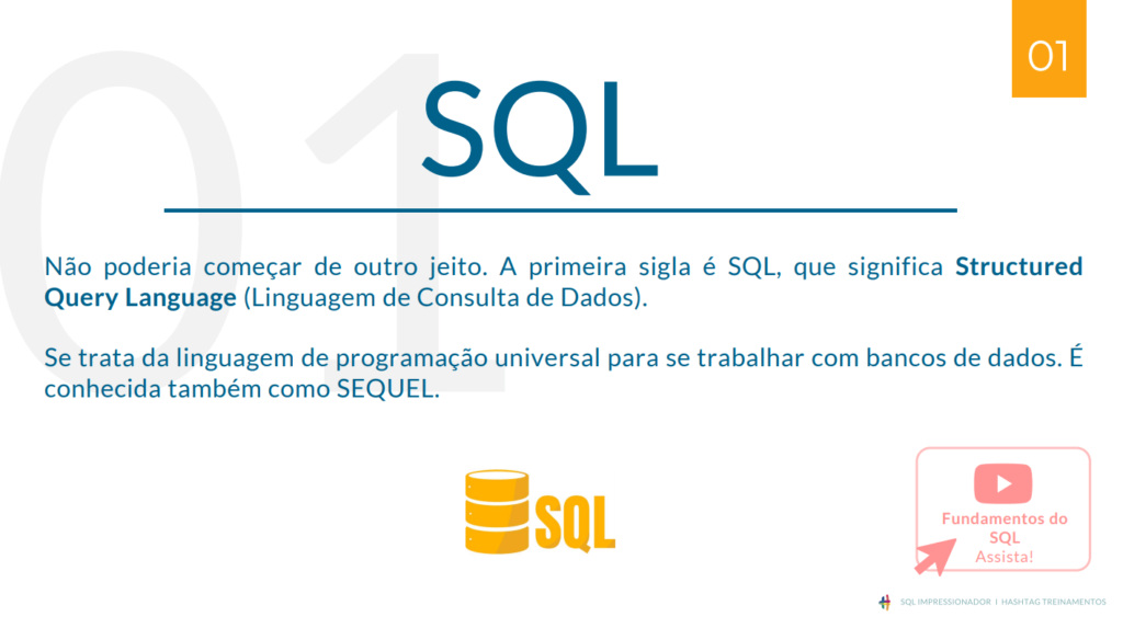 O que é SQL?