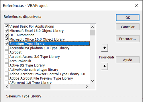 Rastrear Encomendas com VBA