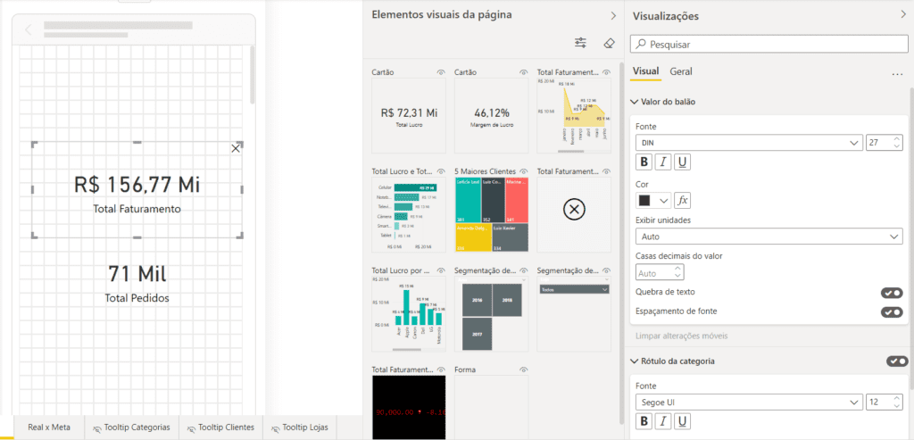 Power BI no Celular