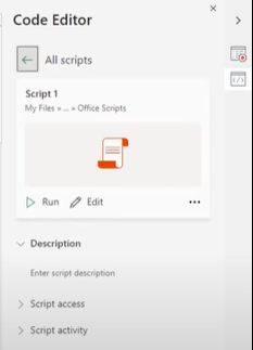 Migrar do VBA Para Office Scripts