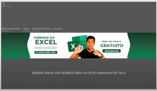Capa para Canal do YouTube