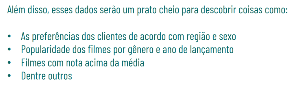 Informações que podemos descobrir
