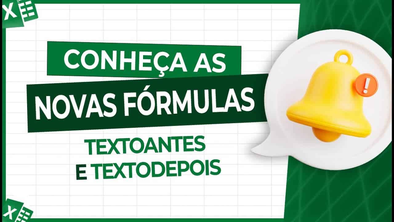 Função TEXTOANTES e TEXTODEPOIS – Novas Funções do Excel