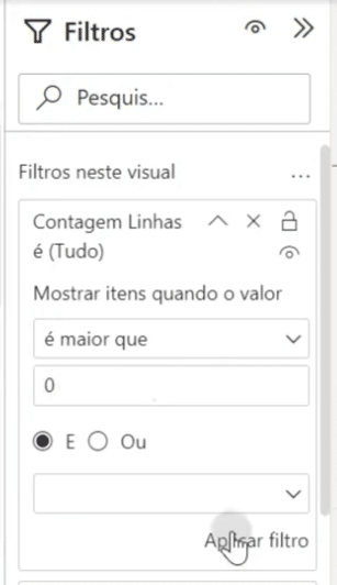 Filtrando a segmentação de dados