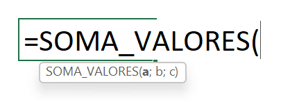 Nova fórmula criada (pronta para usar no Excel)