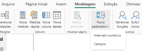 Criando os Parâmetros no Power BI