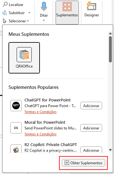 Suplementos PowerPoint