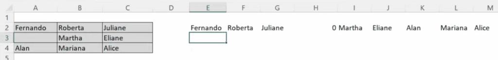 Resultado da função