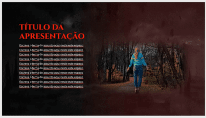 Slide Temático do Stranger Things