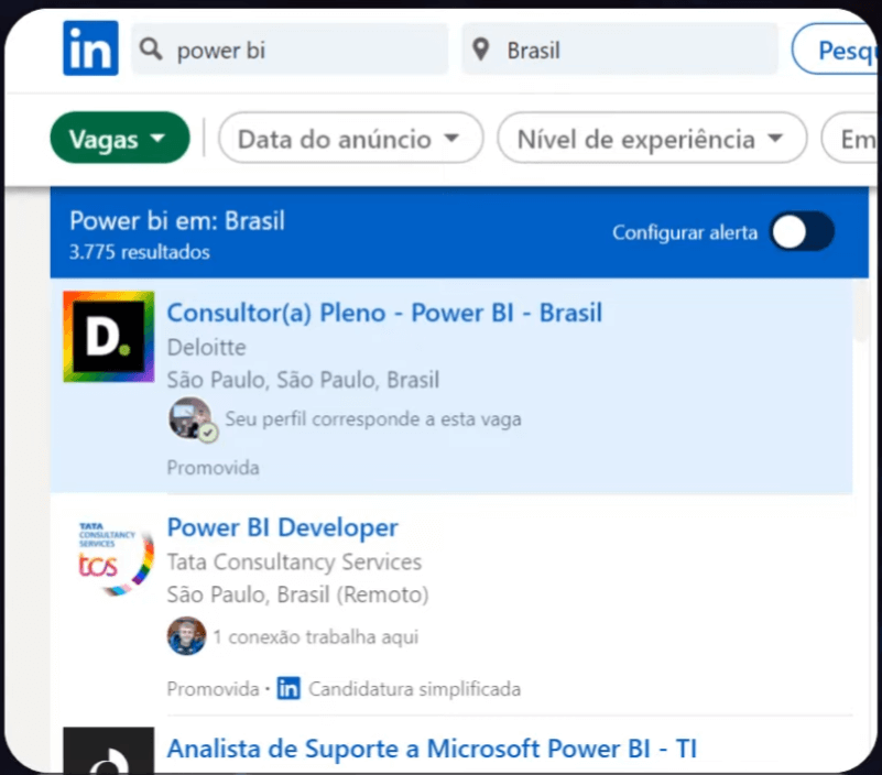 Diferencial no Currículo com Power BI