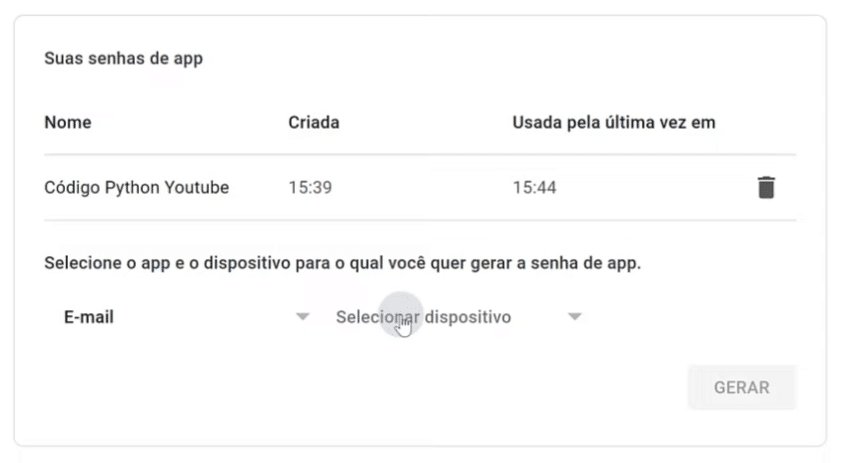 Envio de E-mail Pelo Gmail
