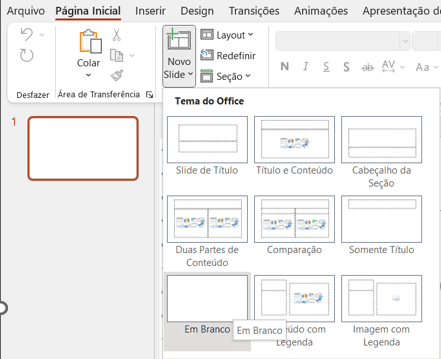 Modelo de Apresentação no PowerPoint