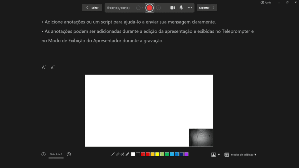 Gravar Apresentação no PowerPoint