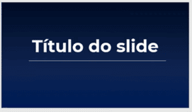 Modelo de Apresentação no PowerPoint