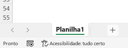 Criando nova planilha