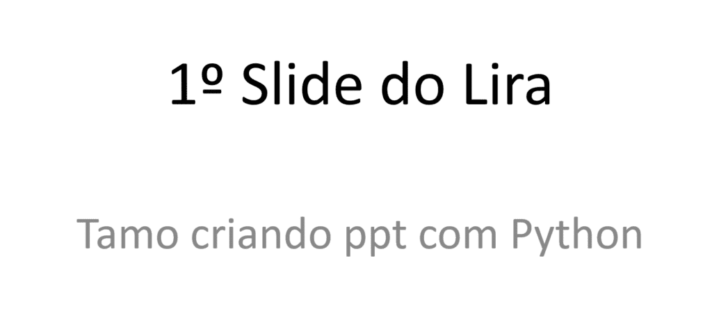 Integração Entre Python e PowerPoint