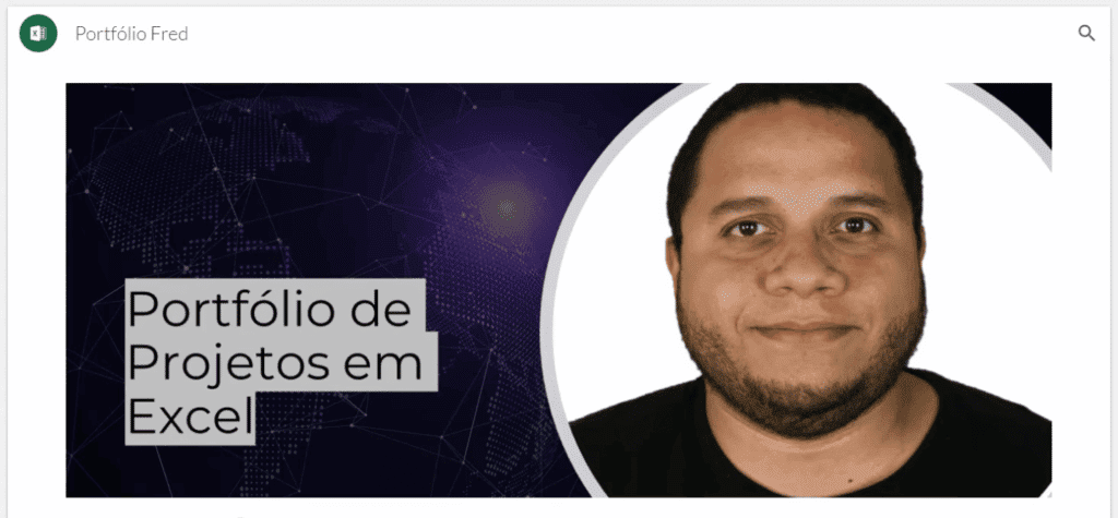 Portfólio de Projetos em Excel