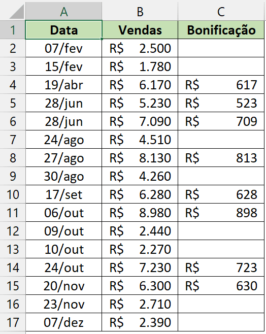 VBA estrutura de repetição For no VBA