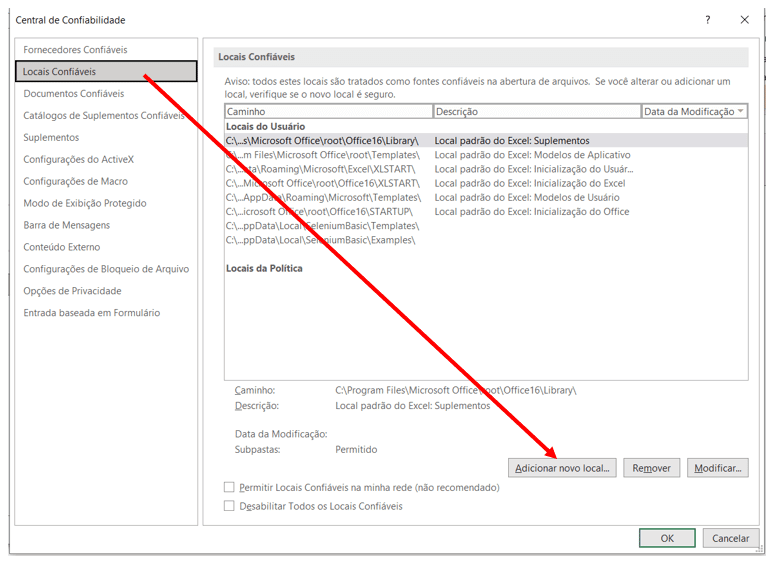 Bloqueo de las Macros de Excel