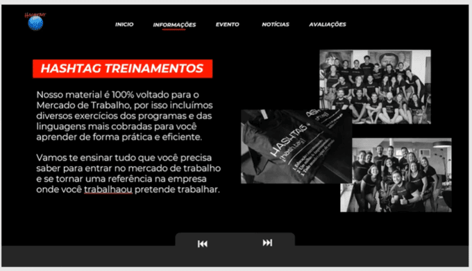 Slide com visual do Rock in Rio