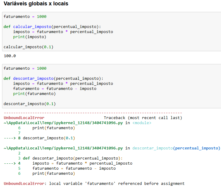 Erros em Python Difíceis de Entender