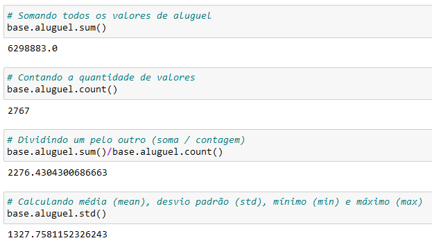 Como fazer os cálculos dentro do Python