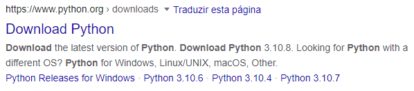 como instalar o Python?