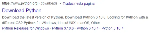 como instalar o Python?