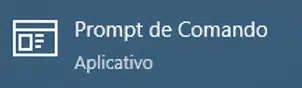 Prompt de comando