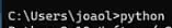 instalação Python