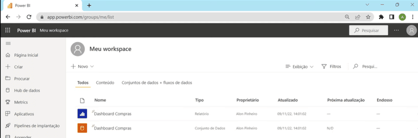 Publicar dashboard
