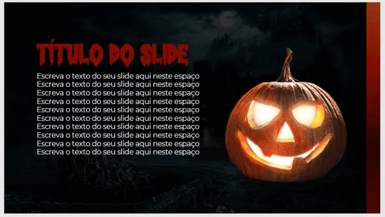 Slide Temático de Halloween