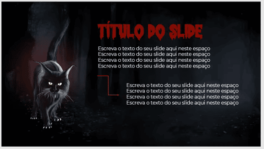 Slide Temático de Halloween